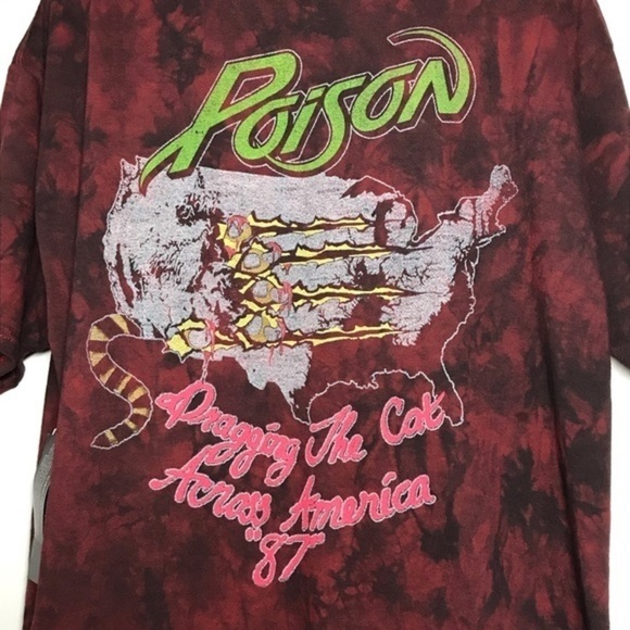 Poison | Graphic Band Tee NEW! - Picture 4 of 5